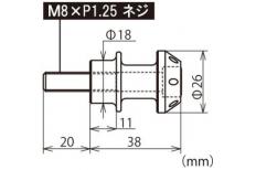 荷掛けフック(ブラック)(2個入り)